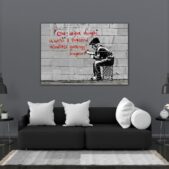 Daedalus Designs - Banksy One Original Thought Wall Art - Review