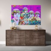 Daedalus Designs - Beatles Love You Framed Canvas Wall Art - Review