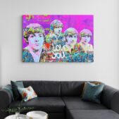Daedalus Designs - Beatles Love You Framed Canvas Wall Art - Review