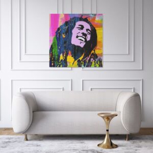Daedalus Designs - Bob Marley Reggae Graffiti Framed Canvas Wall Art - Review