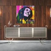 Daedalus Designs - Bob Marley Reggae Graffiti Framed Canvas Wall Art - Review