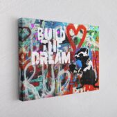 Daedalus Designs - Build The Dream Graffiti Framed Canvas Wall Art - Review