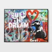 Daedalus Designs - Build The Dream Graffiti Framed Canvas Wall Art - Review