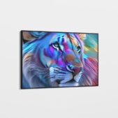 Colorful-Lion-Framed-Canvas-Wall-Art