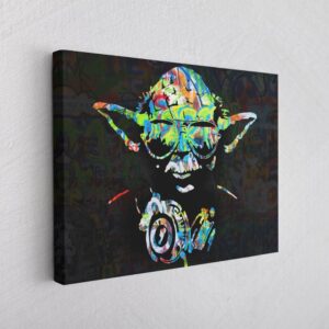 Daedalus Designs - DJ Yoda Star Wars Graffiti Framed Canvas Wall Art - Review