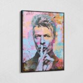 David-Bowie-Circles-Graffiti-Framed-Canvas-Wall-Art