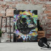 Daedalus Designs - Death Star Graffiti Framed Canvas Wall Art - Review