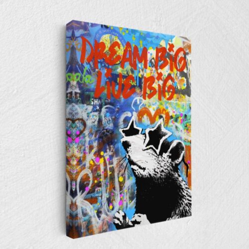 Daedalus Designs - Dream Big Live Big Graffiti Framed Canvas Wall Art - Review