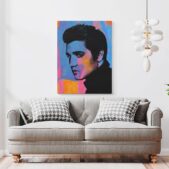 Daedalus Designs - Elvis Presley Bright Colors Framed Canvas Wall Art - Review