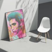Daedalus Designs - Elvis Presley Portrait Graffiti Framed Canvas Wall Art - Review