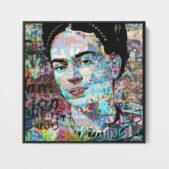 Daedalus Designs - Frida Kahlo Heavy Graffiti Framed Canvas Wall Art - Review