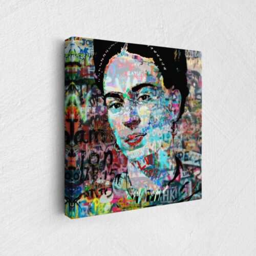 Daedalus Designs - Frida Kahlo Heavy Graffiti Framed Canvas Wall Art - Review