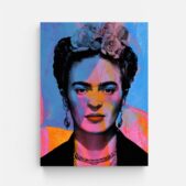 Daedalus Designs - Frida Kahlo Portrait Bright Colors Framed Canvas Wall Art - Review