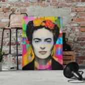 Daedalus Designs - Frida Kahlo Portrait Framed Canvas Wall Art - Review