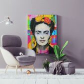 Daedalus Designs - Frida Kahlo Portrait Framed Canvas Wall Art - Review