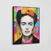 Frida-Kahlo-Portrait-Framed-Canvas-Wall-Art