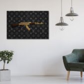 Daedalus Designs - Golden AK47 Louis Vuitton Skin Wall Art - Review
