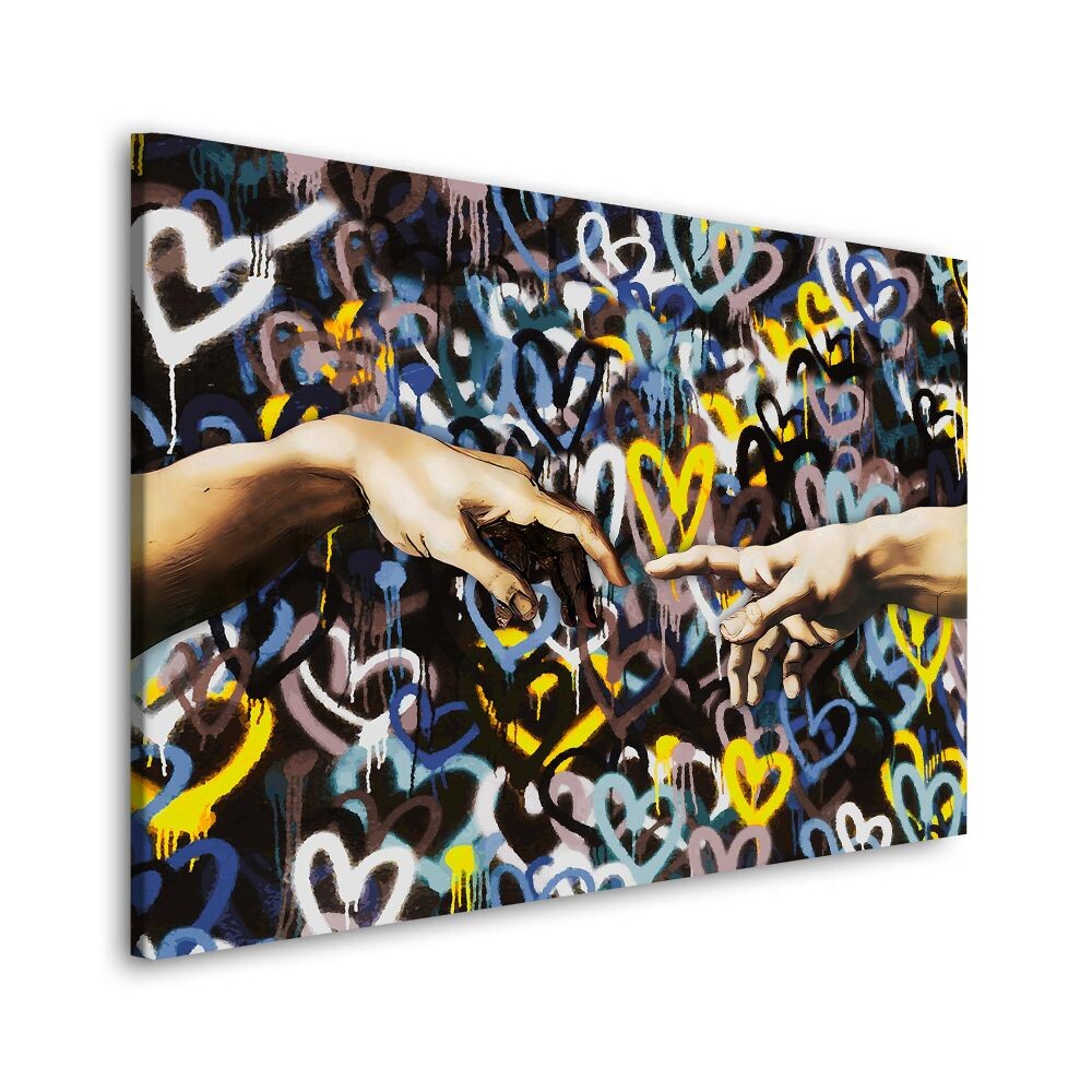 Daedalus Designs - Hands Love Touch Graffiti Dark Background Wall Art - Review