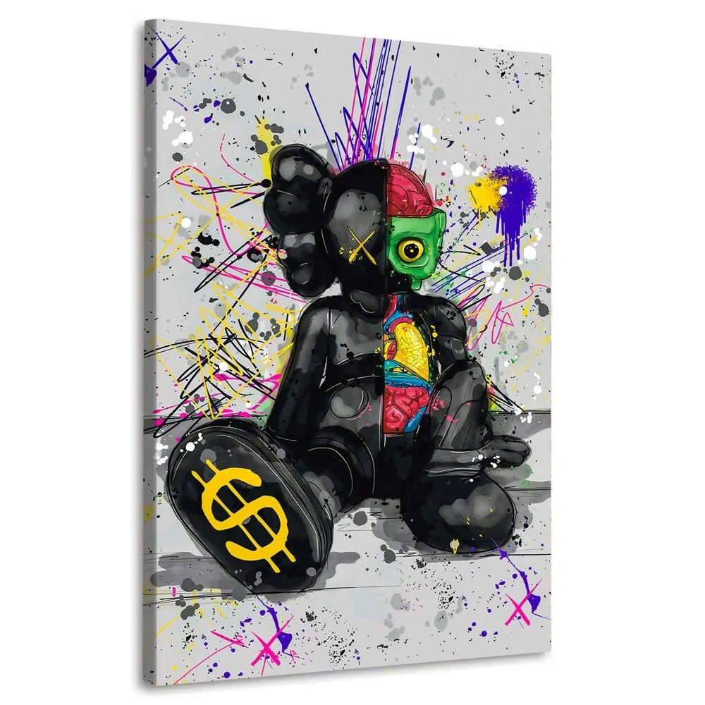 Daedalus Designs - Hypebeast Black Kaws Graffiti Murakami Wall Art - Review