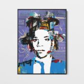 Daedalus Designs - Jean-Michel Basquiat Portrait Graffiti Framed Canvas Wall Art - Review