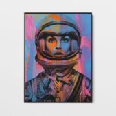 Daedalus Designs - Jeannie Shrimpton Girl Astronaut 60s Space Age Wall Art - Review