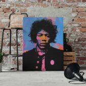 Daedalus Designs - Jimi Hendrix Bright Colors Framed Canvas Wall Art - Review