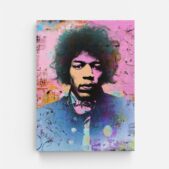 Daedalus Designs - Jimi Hendrix Circles Graffiti Framed Canvas Wall Art - Review