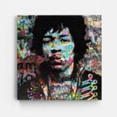 Daedalus Designs - Jimi Hendrix Heavy Graffiti Framed Canvas Wall Art - Review