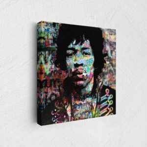 Daedalus Designs - Jimi Hendrix Heavy Graffiti Framed Canvas Wall Art - Review