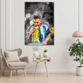 Daedalus Designs - Leo Messi World Cup Overcome Anything Wall Art - Review