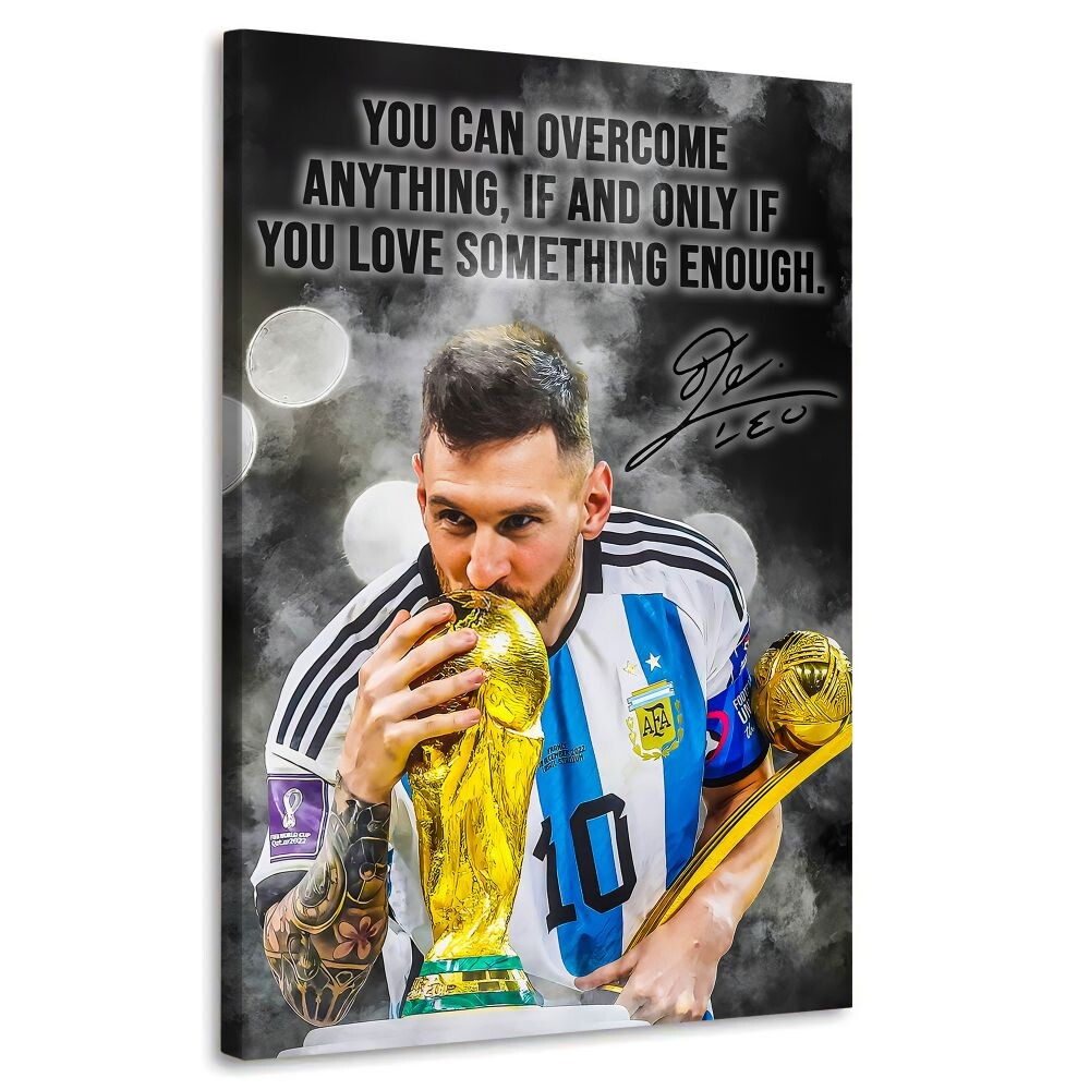 Daedalus Designs - Leo Messi World Cup Overcome Anything Wall Art - Review