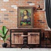Daedalus Designs - Mona Lisa Da Vinci Invaders Framed Canvas Wall Art - Review