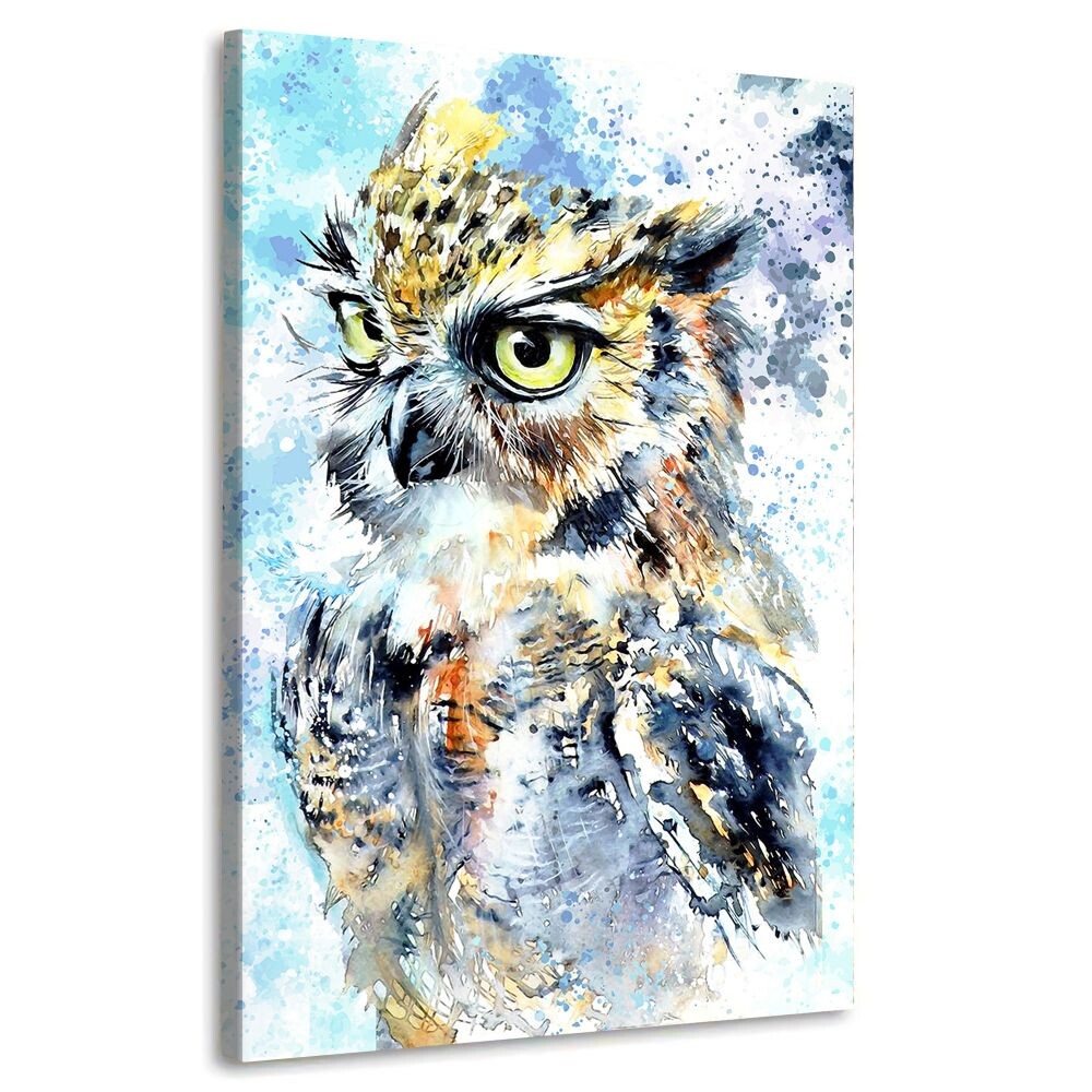Daedalus Designs - Owl Watercolor Painting Wall Art - Review