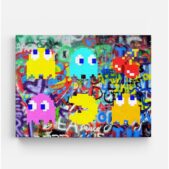 Daedalus Designs - Pacman Graffiti Framed Canvas Wall Art - Review