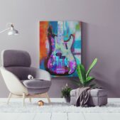 Daedalus Designs - Painted Precision Bass Guitar Framed Canvas Wall Art - Review