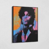 Prince-Portrait-Bright-Colors-Framed-Canvas-Wall-Art