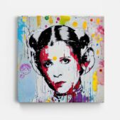 Daedalus Designs - Princess Leia Portrait Graffiti Framed Canvas Wall Art - Review