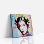 Daedalus Designs - Princess Leia Portrait Graffiti Framed Canvas Wall Art - Review