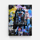 Daedalus Designs - R2D2 Star Wars Graffiti Framed Canvas Wall Art - Review