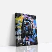 Daedalus Designs - R2D2 Star Wars Graffiti Framed Canvas Wall Art - Review