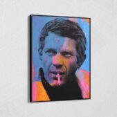 Steve-McQueen-Bright-Colors-Framed-Canvas-Wall-Art