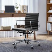 Daedalus Designs Eames Aluminum Group Office Chair - Low Back Black