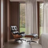 Daedalus Designs Eames Lounge Chair Replica - Walnut Black Lifestyle Photo 3