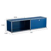 Daedalus Designs USM Haller B218 Media Sideboard - Blue - 1 Layer 1 Door