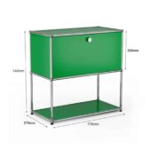 Daedalus Designs USM Haller P2 Side Table - Green