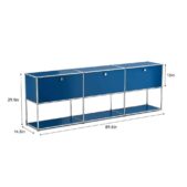 Daedalus Designs USM Haller Sideboard H2 - Blue - 2 Layers 3 Doors