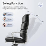 Eames Soft Pad Office Chair | Genuine Leather