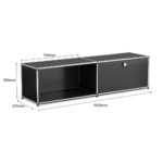 USM Haller B218 Media Sideboard Storage Cabinet Replica
