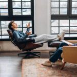 Eames Lounge Chair with Ottoman by Daedalus Designs