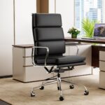 Eames Soft Pad Office Chair Replica Black High Back